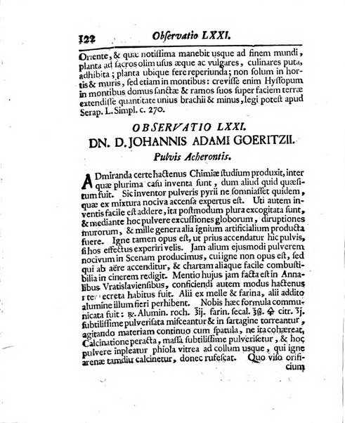 Acta physico-medica Academiae caesareae leopoldino-carolinae naturae curiosorum exhibentia ephemerides sive oservationes historias et experimenta a celeberrimis Germaniae et exterarum regionum viris habita et communicata..