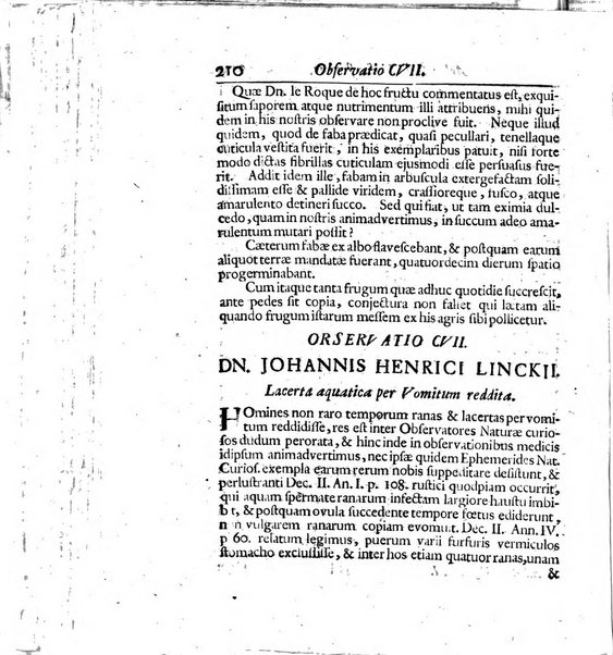 Acta physico-medica Academiae caesareae leopoldino-carolinae naturae curiosorum exhibentia ephemerides sive oservationes historias et experimenta a celeberrimis Germaniae et exterarum regionum viris habita et communicata..