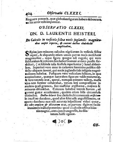 Acta physico-medica Academiae caesareae leopoldino-carolinae naturae curiosorum exhibentia ephemerides sive oservationes historias et experimenta a celeberrimis Germaniae et exterarum regionum viris habita et communicata..