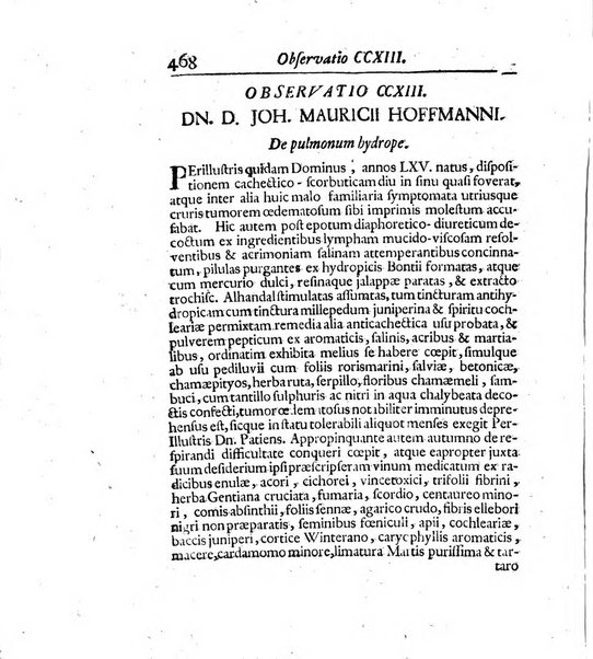 Acta physico-medica Academiae caesareae leopoldino-carolinae naturae curiosorum exhibentia ephemerides sive oservationes historias et experimenta a celeberrimis Germaniae et exterarum regionum viris habita et communicata..