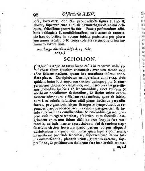 Acta physico-medica Academiae caesareae leopoldino-carolinae naturae curiosorum exhibentia ephemerides sive oservationes historias et experimenta a celeberrimis Germaniae et exterarum regionum viris habita et communicata..