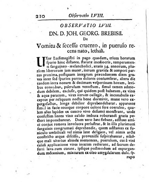 Acta physico-medica Academiae caesareae leopoldino-carolinae naturae curiosorum exhibentia ephemerides sive oservationes historias et experimenta a celeberrimis Germaniae et exterarum regionum viris habita et communicata..