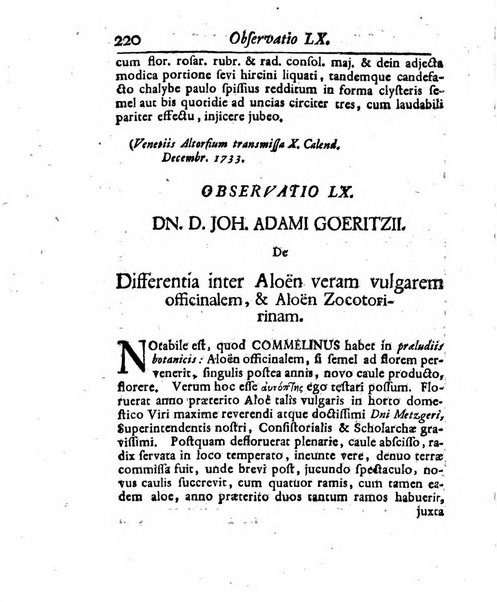 Acta physico-medica Academiae caesareae leopoldino-carolinae naturae curiosorum exhibentia ephemerides sive oservationes historias et experimenta a celeberrimis Germaniae et exterarum regionum viris habita et communicata..