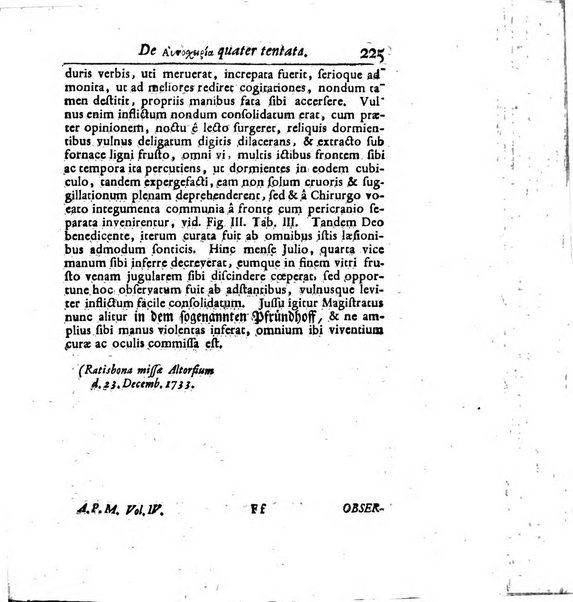 Acta physico-medica Academiae caesareae leopoldino-carolinae naturae curiosorum exhibentia ephemerides sive oservationes historias et experimenta a celeberrimis Germaniae et exterarum regionum viris habita et communicata..