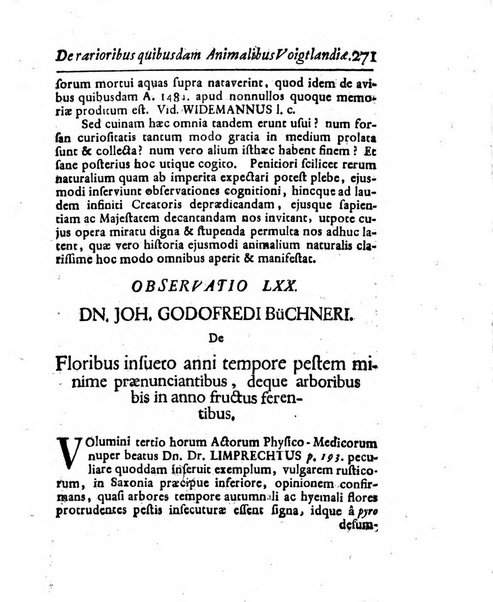 Acta physico-medica Academiae caesareae leopoldino-carolinae naturae curiosorum exhibentia ephemerides sive oservationes historias et experimenta a celeberrimis Germaniae et exterarum regionum viris habita et communicata..