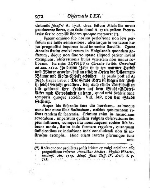 Acta physico-medica Academiae caesareae leopoldino-carolinae naturae curiosorum exhibentia ephemerides sive oservationes historias et experimenta a celeberrimis Germaniae et exterarum regionum viris habita et communicata..