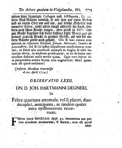 Acta physico-medica Academiae caesareae leopoldino-carolinae naturae curiosorum exhibentia ephemerides sive oservationes historias et experimenta a celeberrimis Germaniae et exterarum regionum viris habita et communicata..