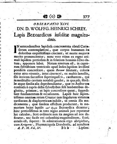 Acta physico-medica Academiae caesareae leopoldino-carolinae naturae curiosorum exhibentia ephemerides sive oservationes historias et experimenta a celeberrimis Germaniae et exterarum regionum viris habita et communicata..