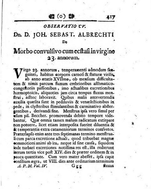 Acta physico-medica Academiae caesareae leopoldino-carolinae naturae curiosorum exhibentia ephemerides sive oservationes historias et experimenta a celeberrimis Germaniae et exterarum regionum viris habita et communicata..