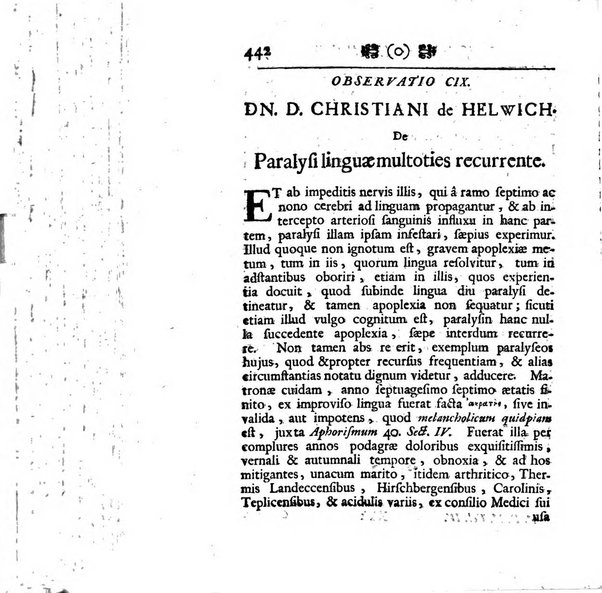 Acta physico-medica Academiae caesareae leopoldino-carolinae naturae curiosorum exhibentia ephemerides sive oservationes historias et experimenta a celeberrimis Germaniae et exterarum regionum viris habita et communicata..