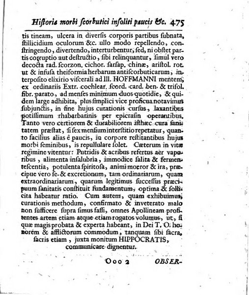 Acta physico-medica Academiae caesareae leopoldino-carolinae naturae curiosorum exhibentia ephemerides sive oservationes historias et experimenta a celeberrimis Germaniae et exterarum regionum viris habita et communicata..