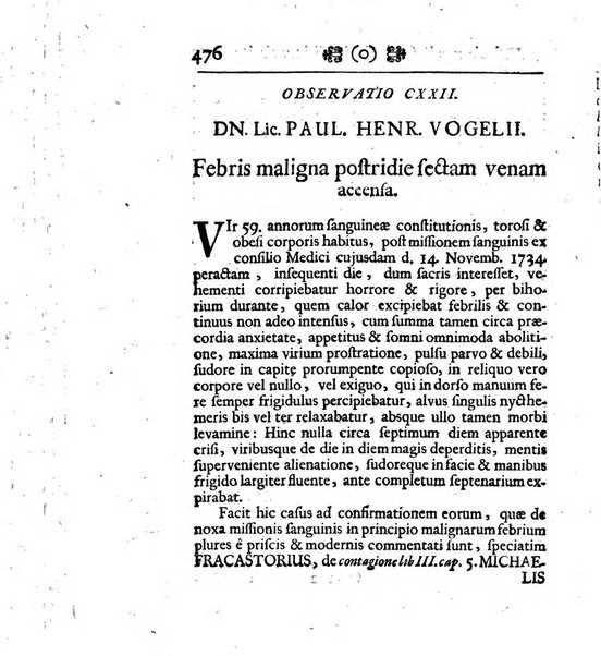 Acta physico-medica Academiae caesareae leopoldino-carolinae naturae curiosorum exhibentia ephemerides sive oservationes historias et experimenta a celeberrimis Germaniae et exterarum regionum viris habita et communicata..