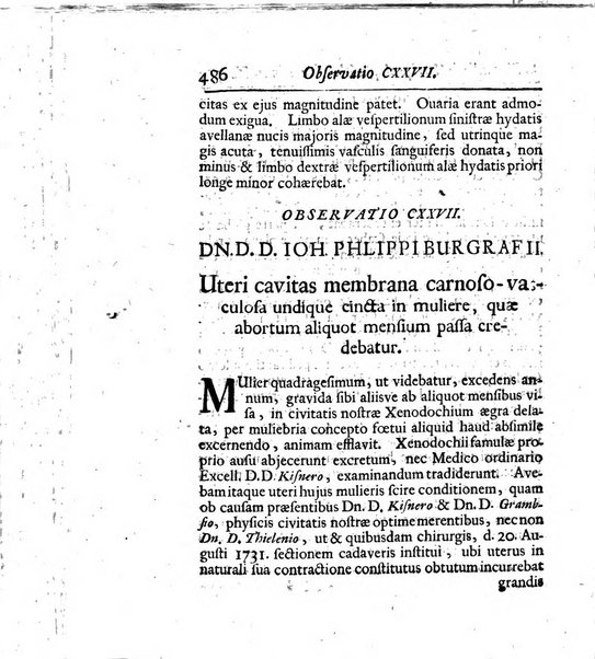 Acta physico-medica Academiae caesareae leopoldino-carolinae naturae curiosorum exhibentia ephemerides sive oservationes historias et experimenta a celeberrimis Germaniae et exterarum regionum viris habita et communicata..