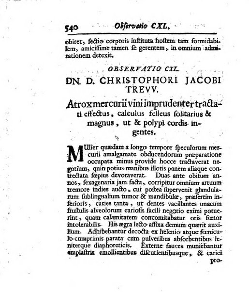 Acta physico-medica Academiae caesareae leopoldino-carolinae naturae curiosorum exhibentia ephemerides sive oservationes historias et experimenta a celeberrimis Germaniae et exterarum regionum viris habita et communicata..