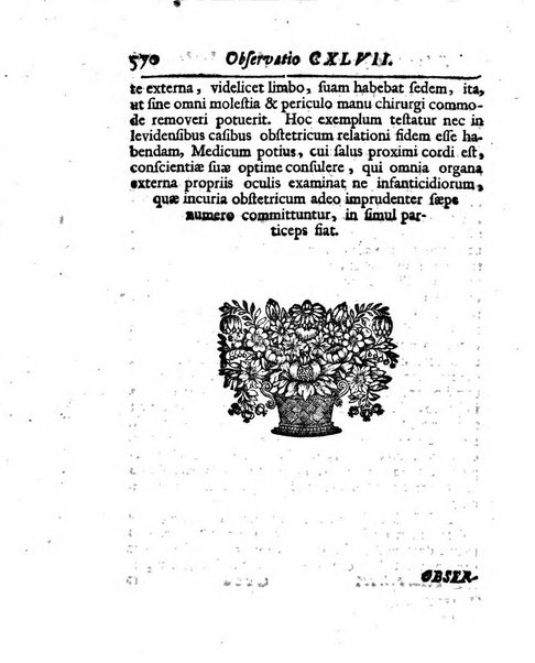 Acta physico-medica Academiae caesareae leopoldino-carolinae naturae curiosorum exhibentia ephemerides sive oservationes historias et experimenta a celeberrimis Germaniae et exterarum regionum viris habita et communicata..