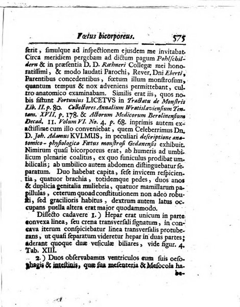 Acta physico-medica Academiae caesareae leopoldino-carolinae naturae curiosorum exhibentia ephemerides sive oservationes historias et experimenta a celeberrimis Germaniae et exterarum regionum viris habita et communicata..