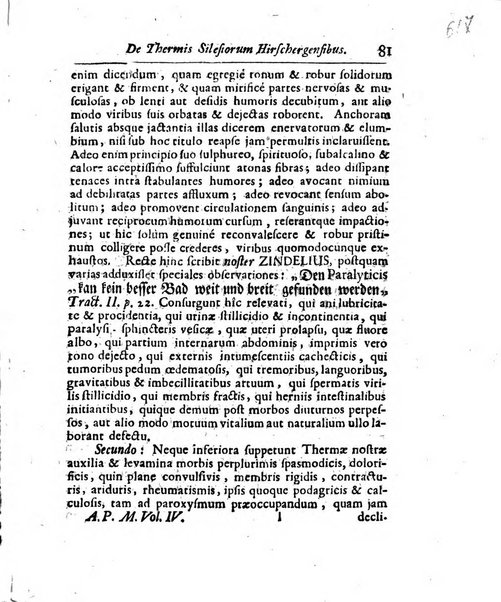 Acta physico-medica Academiae caesareae leopoldino-carolinae naturae curiosorum exhibentia ephemerides sive oservationes historias et experimenta a celeberrimis Germaniae et exterarum regionum viris habita et communicata..