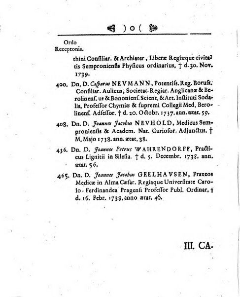 Acta physico-medica Academiae caesareae leopoldino-carolinae naturae curiosorum exhibentia ephemerides sive oservationes historias et experimenta a celeberrimis Germaniae et exterarum regionum viris habita et communicata..