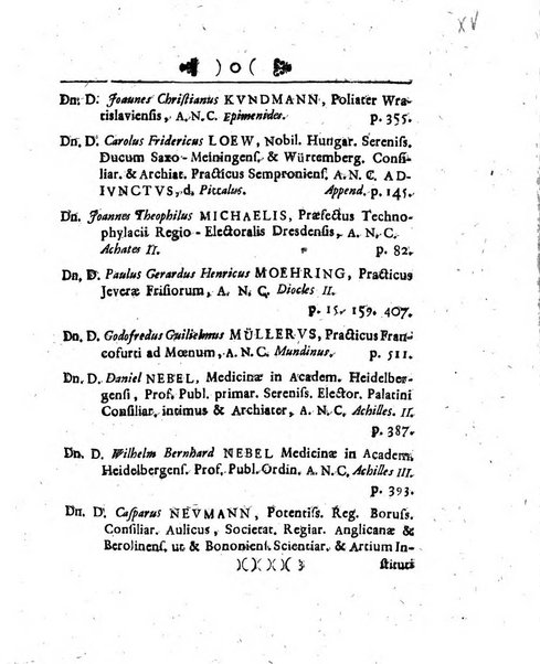 Acta physico-medica Academiae caesareae leopoldino-carolinae naturae curiosorum exhibentia ephemerides sive oservationes historias et experimenta a celeberrimis Germaniae et exterarum regionum viris habita et communicata..