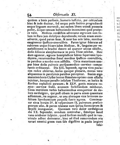 Acta physico-medica Academiae caesareae leopoldino-carolinae naturae curiosorum exhibentia ephemerides sive oservationes historias et experimenta a celeberrimis Germaniae et exterarum regionum viris habita et communicata..