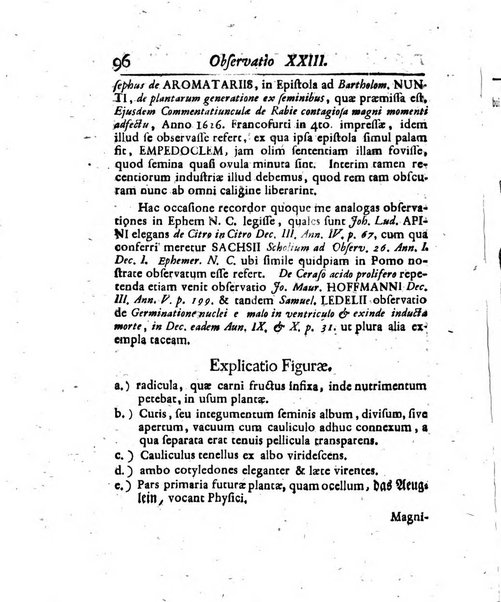 Acta physico-medica Academiae caesareae leopoldino-carolinae naturae curiosorum exhibentia ephemerides sive oservationes historias et experimenta a celeberrimis Germaniae et exterarum regionum viris habita et communicata..