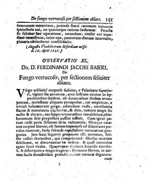 Acta physico-medica Academiae caesareae leopoldino-carolinae naturae curiosorum exhibentia ephemerides sive oservationes historias et experimenta a celeberrimis Germaniae et exterarum regionum viris habita et communicata..