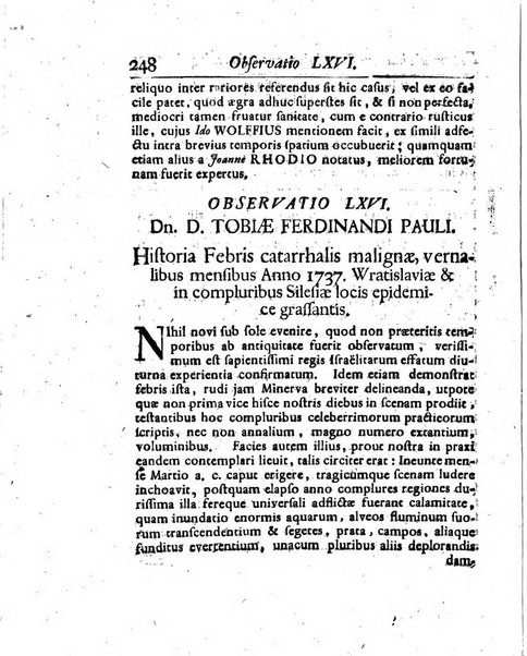 Acta physico-medica Academiae caesareae leopoldino-carolinae naturae curiosorum exhibentia ephemerides sive oservationes historias et experimenta a celeberrimis Germaniae et exterarum regionum viris habita et communicata..