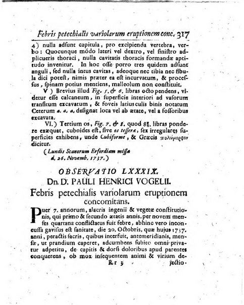 Acta physico-medica Academiae caesareae leopoldino-carolinae naturae curiosorum exhibentia ephemerides sive oservationes historias et experimenta a celeberrimis Germaniae et exterarum regionum viris habita et communicata..