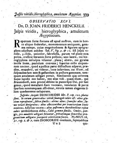 Acta physico-medica Academiae caesareae leopoldino-carolinae naturae curiosorum exhibentia ephemerides sive oservationes historias et experimenta a celeberrimis Germaniae et exterarum regionum viris habita et communicata..