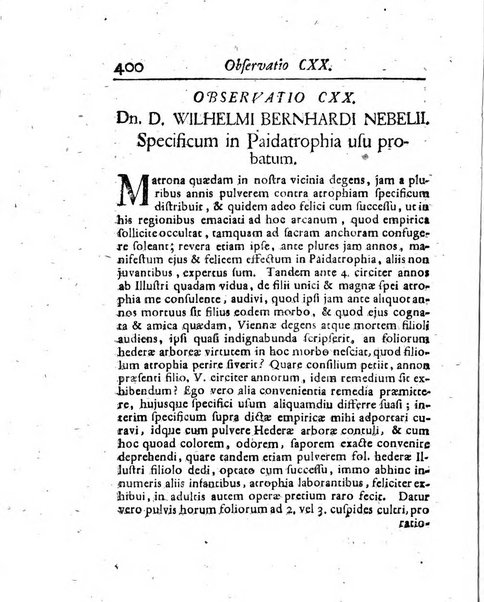 Acta physico-medica Academiae caesareae leopoldino-carolinae naturae curiosorum exhibentia ephemerides sive oservationes historias et experimenta a celeberrimis Germaniae et exterarum regionum viris habita et communicata..