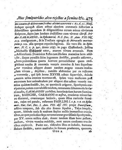 Acta physico-medica Academiae caesareae leopoldino-carolinae naturae curiosorum exhibentia ephemerides sive oservationes historias et experimenta a celeberrimis Germaniae et exterarum regionum viris habita et communicata..