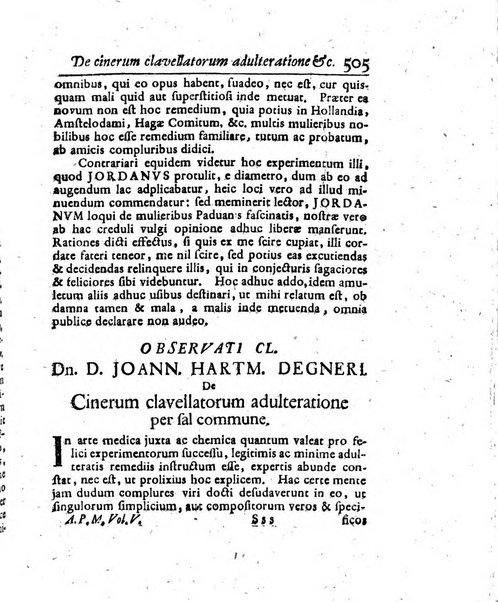 Acta physico-medica Academiae caesareae leopoldino-carolinae naturae curiosorum exhibentia ephemerides sive oservationes historias et experimenta a celeberrimis Germaniae et exterarum regionum viris habita et communicata..