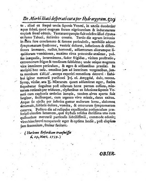 Acta physico-medica Academiae caesareae leopoldino-carolinae naturae curiosorum exhibentia ephemerides sive oservationes historias et experimenta a celeberrimis Germaniae et exterarum regionum viris habita et communicata..