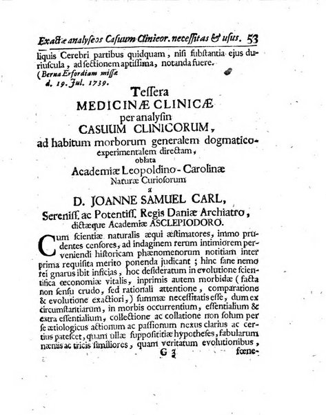 Acta physico-medica Academiae caesareae leopoldino-carolinae naturae curiosorum exhibentia ephemerides sive oservationes historias et experimenta a celeberrimis Germaniae et exterarum regionum viris habita et communicata..