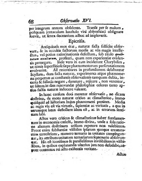 Acta physico-medica Academiae caesareae leopoldino-carolinae naturae curiosorum exhibentia ephemerides sive oservationes historias et experimenta a celeberrimis Germaniae et exterarum regionum viris habita et communicata..