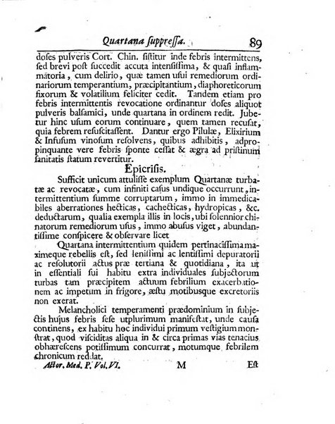 Acta physico-medica Academiae caesareae leopoldino-carolinae naturae curiosorum exhibentia ephemerides sive oservationes historias et experimenta a celeberrimis Germaniae et exterarum regionum viris habita et communicata..