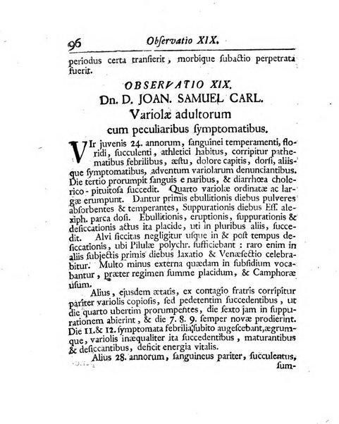 Acta physico-medica Academiae caesareae leopoldino-carolinae naturae curiosorum exhibentia ephemerides sive oservationes historias et experimenta a celeberrimis Germaniae et exterarum regionum viris habita et communicata..