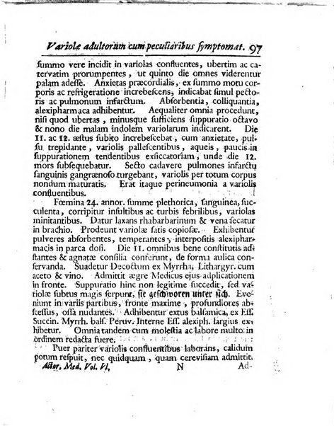 Acta physico-medica Academiae caesareae leopoldino-carolinae naturae curiosorum exhibentia ephemerides sive oservationes historias et experimenta a celeberrimis Germaniae et exterarum regionum viris habita et communicata..