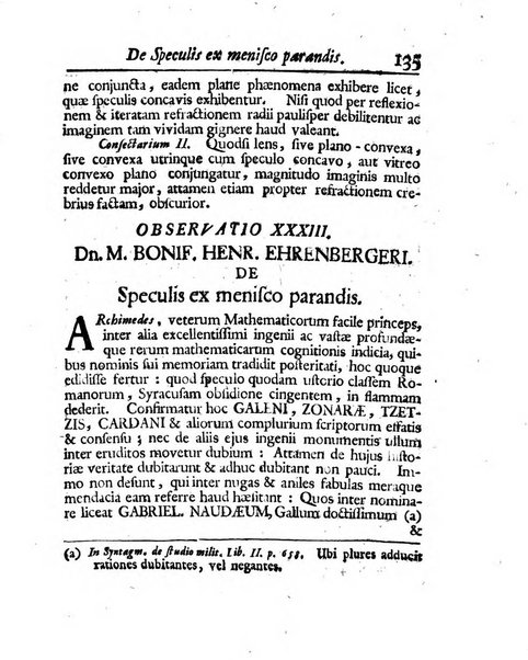 Acta physico-medica Academiae caesareae leopoldino-carolinae naturae curiosorum exhibentia ephemerides sive oservationes historias et experimenta a celeberrimis Germaniae et exterarum regionum viris habita et communicata..