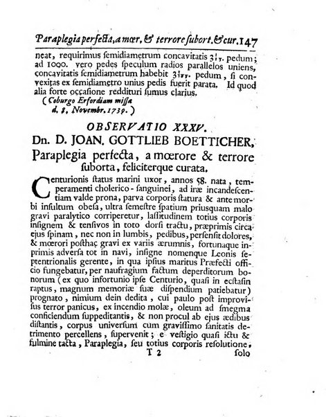 Acta physico-medica Academiae caesareae leopoldino-carolinae naturae curiosorum exhibentia ephemerides sive oservationes historias et experimenta a celeberrimis Germaniae et exterarum regionum viris habita et communicata..