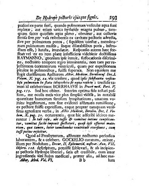 Acta physico-medica Academiae caesareae leopoldino-carolinae naturae curiosorum exhibentia ephemerides sive oservationes historias et experimenta a celeberrimis Germaniae et exterarum regionum viris habita et communicata..