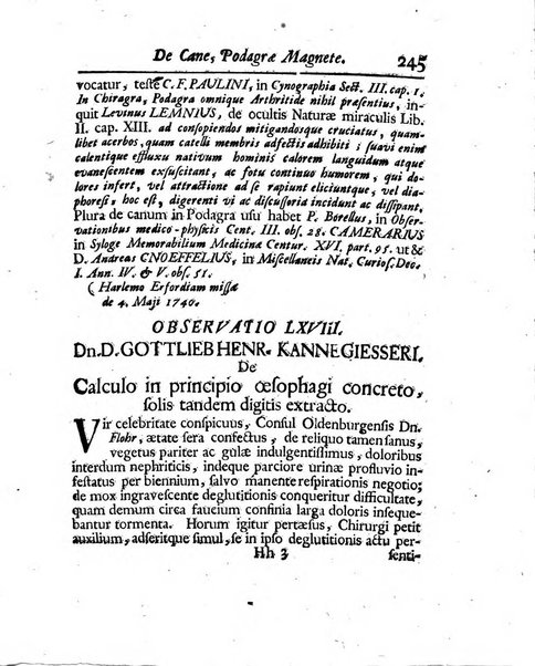 Acta physico-medica Academiae caesareae leopoldino-carolinae naturae curiosorum exhibentia ephemerides sive oservationes historias et experimenta a celeberrimis Germaniae et exterarum regionum viris habita et communicata..