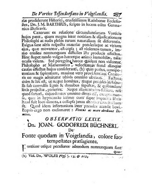 Acta physico-medica Academiae caesareae leopoldino-carolinae naturae curiosorum exhibentia ephemerides sive oservationes historias et experimenta a celeberrimis Germaniae et exterarum regionum viris habita et communicata..