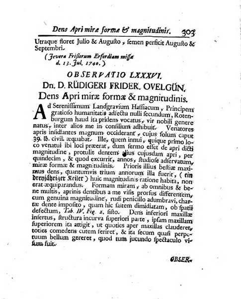 Acta physico-medica Academiae caesareae leopoldino-carolinae naturae curiosorum exhibentia ephemerides sive oservationes historias et experimenta a celeberrimis Germaniae et exterarum regionum viris habita et communicata..