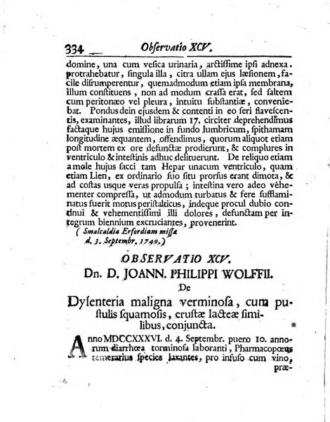 Acta physico-medica Academiae caesareae leopoldino-carolinae naturae curiosorum exhibentia ephemerides sive oservationes historias et experimenta a celeberrimis Germaniae et exterarum regionum viris habita et communicata..