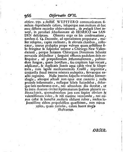 Acta physico-medica Academiae caesareae leopoldino-carolinae naturae curiosorum exhibentia ephemerides sive oservationes historias et experimenta a celeberrimis Germaniae et exterarum regionum viris habita et communicata..