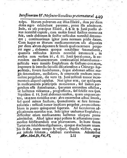 Acta physico-medica Academiae caesareae leopoldino-carolinae naturae curiosorum exhibentia ephemerides sive oservationes historias et experimenta a celeberrimis Germaniae et exterarum regionum viris habita et communicata..