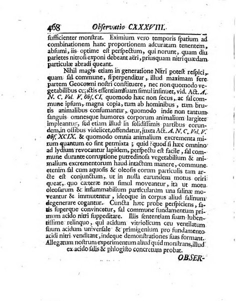 Acta physico-medica Academiae caesareae leopoldino-carolinae naturae curiosorum exhibentia ephemerides sive oservationes historias et experimenta a celeberrimis Germaniae et exterarum regionum viris habita et communicata..