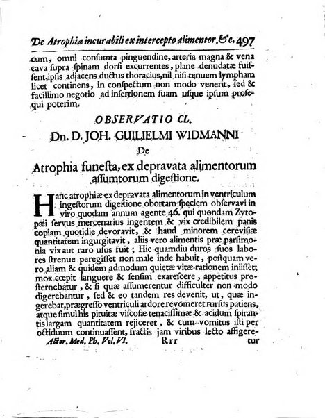 Acta physico-medica Academiae caesareae leopoldino-carolinae naturae curiosorum exhibentia ephemerides sive oservationes historias et experimenta a celeberrimis Germaniae et exterarum regionum viris habita et communicata..