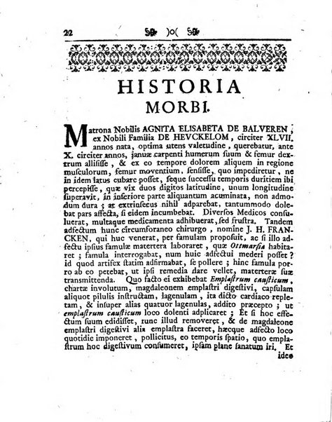 Acta physico-medica Academiae caesareae leopoldino-carolinae naturae curiosorum exhibentia ephemerides sive oservationes historias et experimenta a celeberrimis Germaniae et exterarum regionum viris habita et communicata..